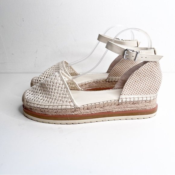 Vince Camuto Binettie Platform Espadrille in Cream /Multi Natural - Picture 4 of 8